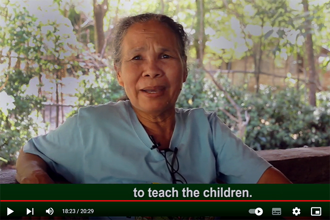 Frame from the LAKAS documentary