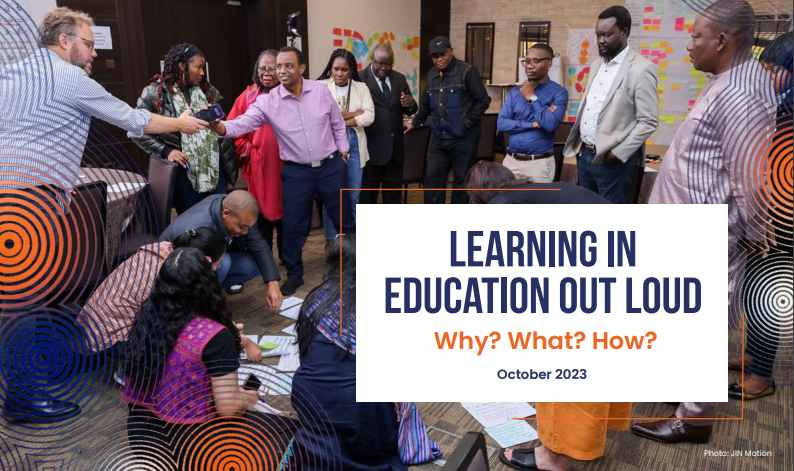 Learning in Education Out Loud folder