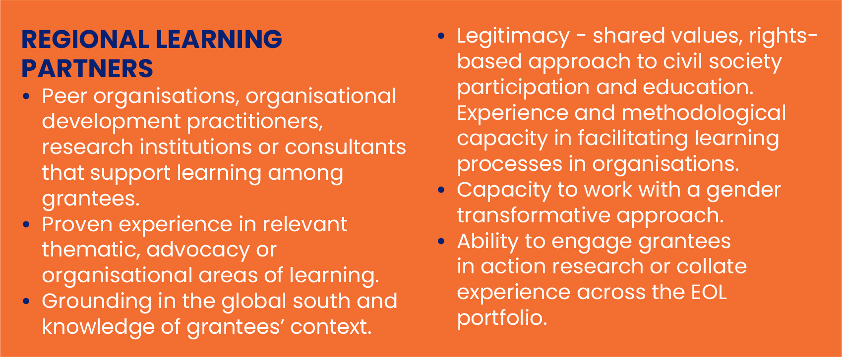 Regional Learning Partners