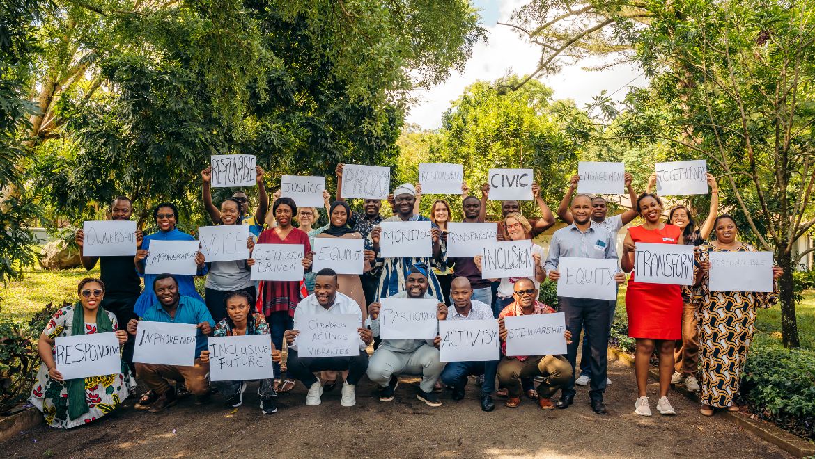 All participants, one word that describe Social accountability, OC2 learning event, Tanzania, Nov2024, Photo Daniel Samwel - MS TCDC