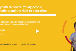 Speaking Youth to Power