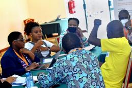 Group work learning event Nairobi May 22 photo Beatrice Akello