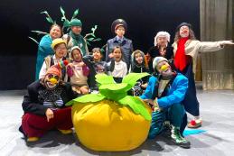 Participants of the inclusive theater studio in Osh. Photo: Larisa Kuznetsova